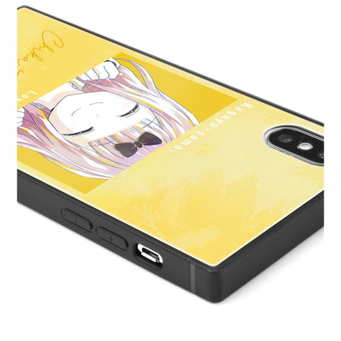 『かぐや様は告らせたい?~天才たちの恋愛頭脳戦~』藤原千花 Ani-Art スクエア強化ガラスiPhoneケース